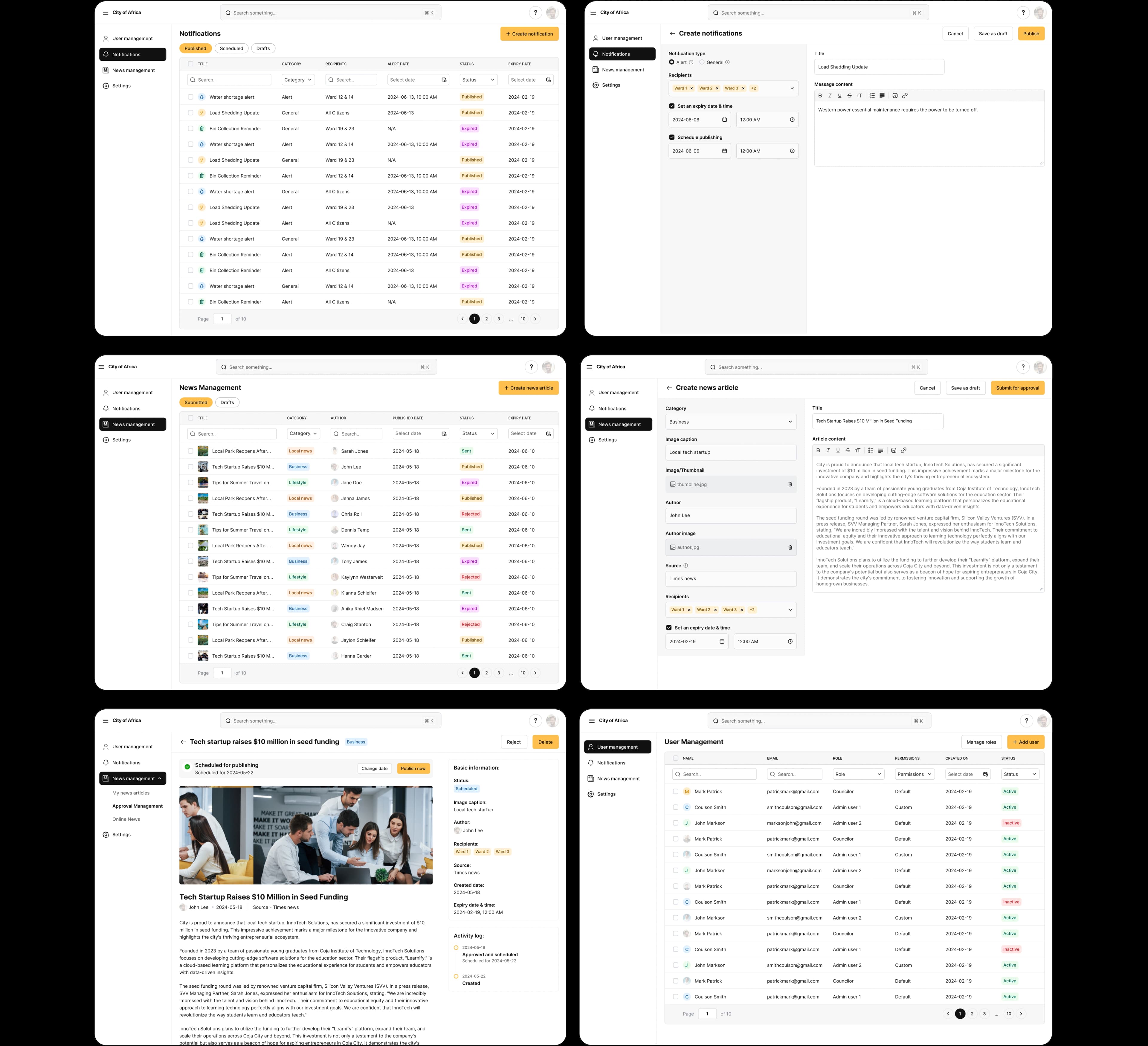 City of Africa Research